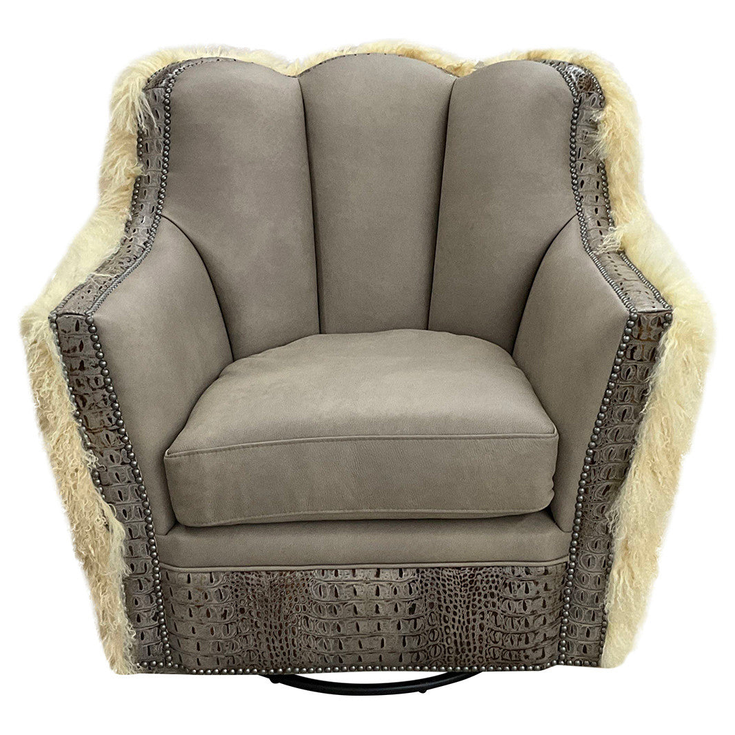 Mountain Sheep Channelback Swivel Glider
