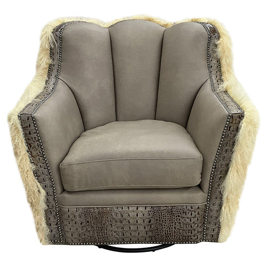 Mountain Sheep Channelback Swivel Glider