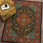 Turquoise Visions Rug - 8 Ft. Round