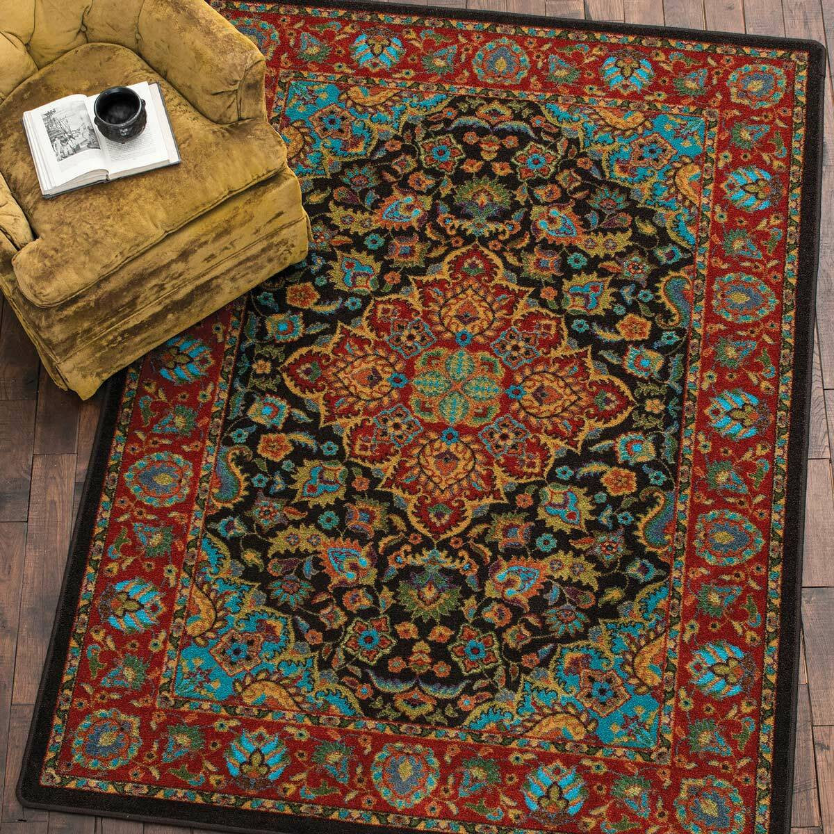 Turquoise Visions Rug - 8 Ft. Round