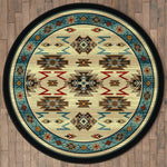 Storm Clouds Rug - 8 Ft. Round
