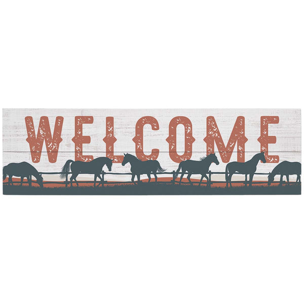 Stallions Welcome Wall Art