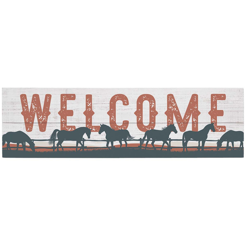 Stallions Welcome Wall Art