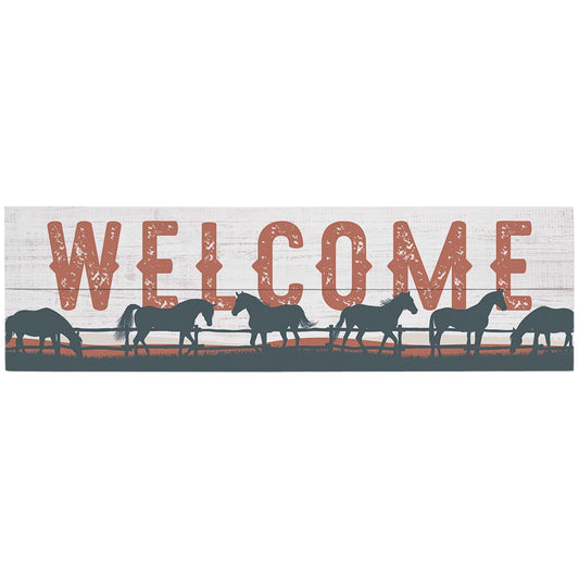 Stallions Welcome Wall Art