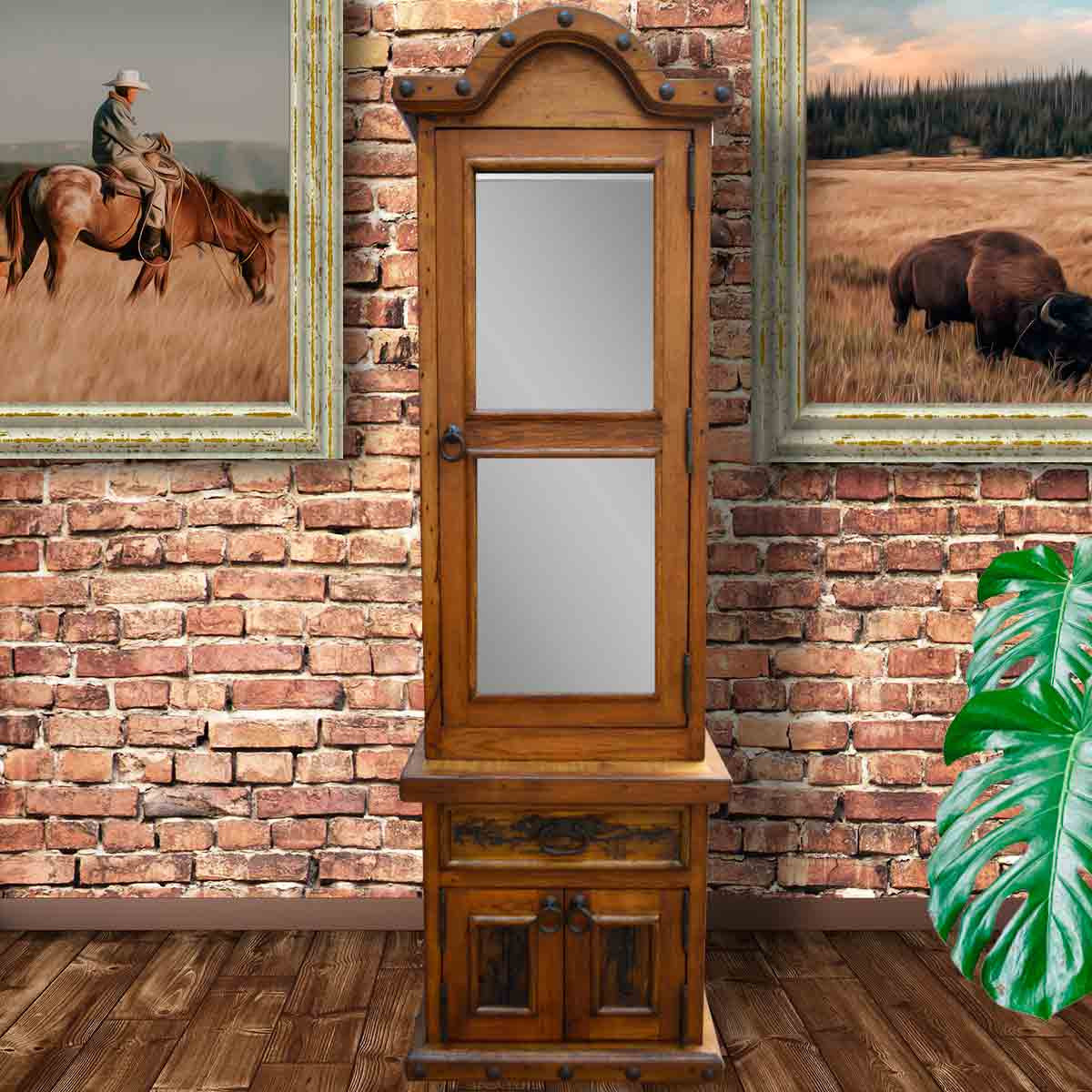 Rancho Reclaimed Wood Gun Cabinet