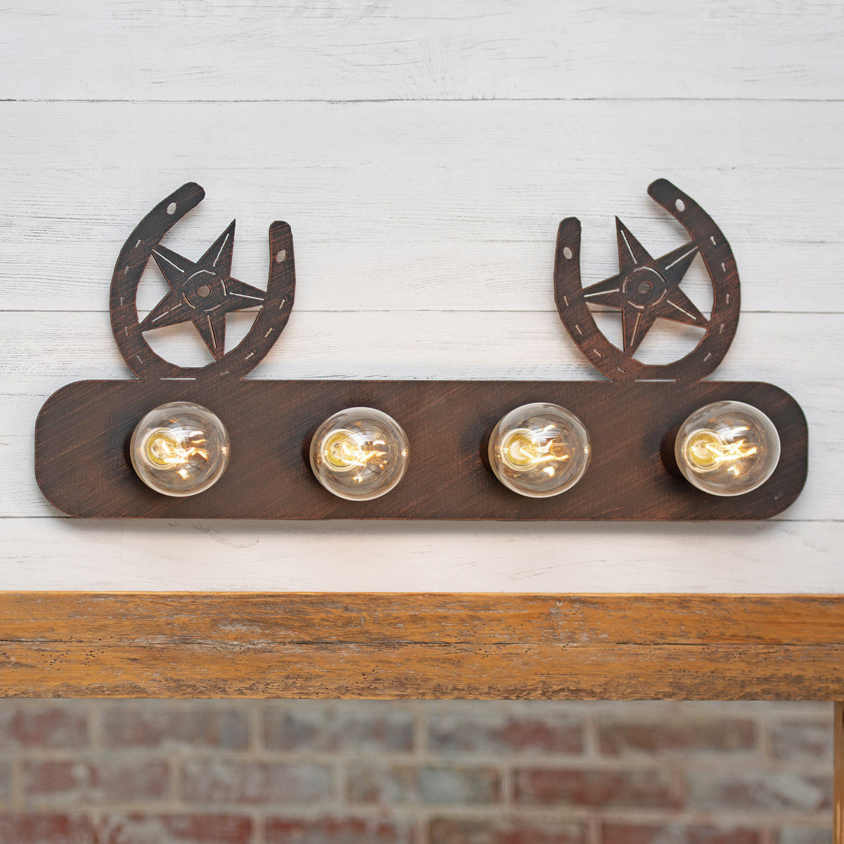 Horseshoes & Stars Vanity - 6 Light