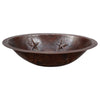 Western Star Oval Copper Sink