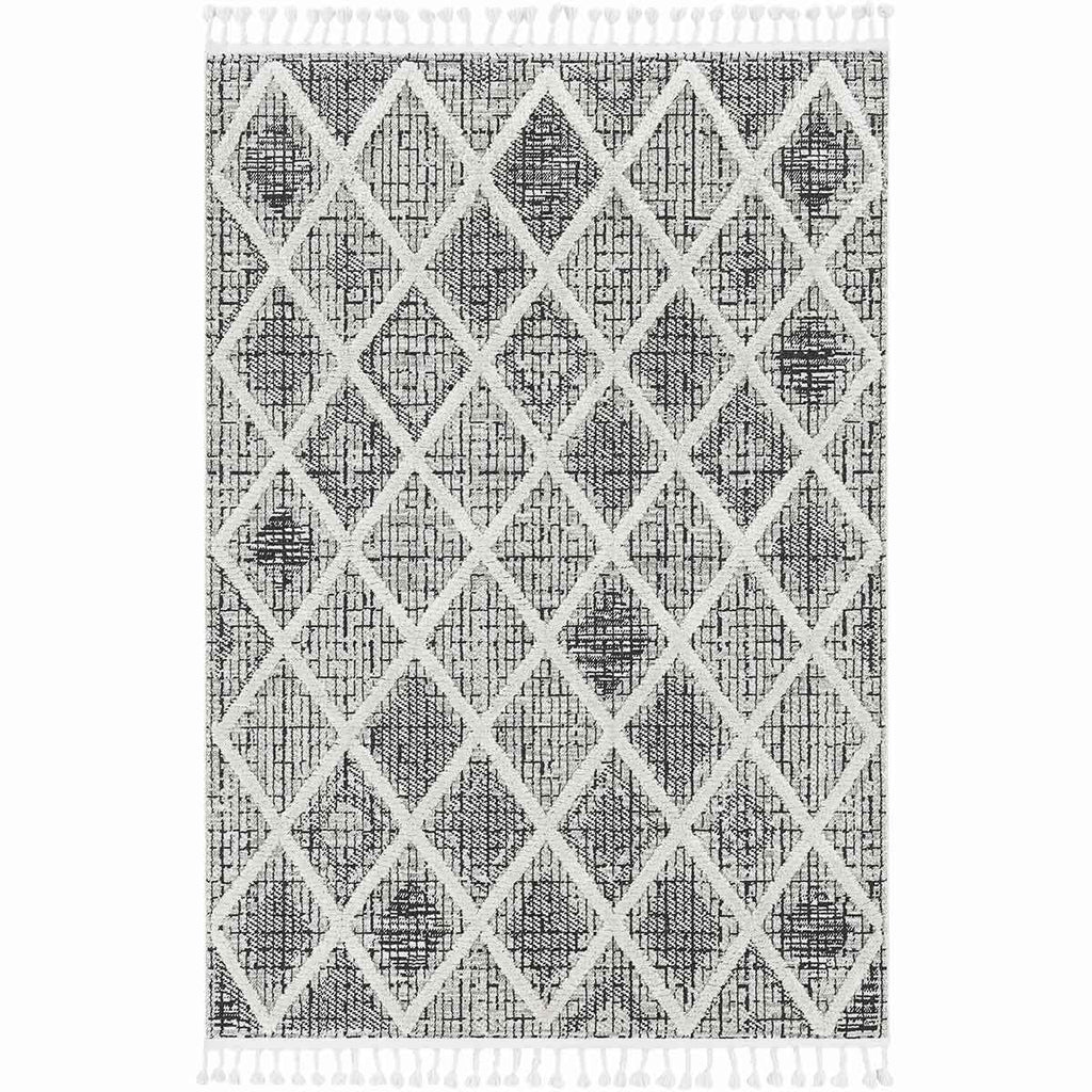 Charcoal Diamonds Rug - 5 x 8 - OUT OF STOCK UNTIL 08/05/2026