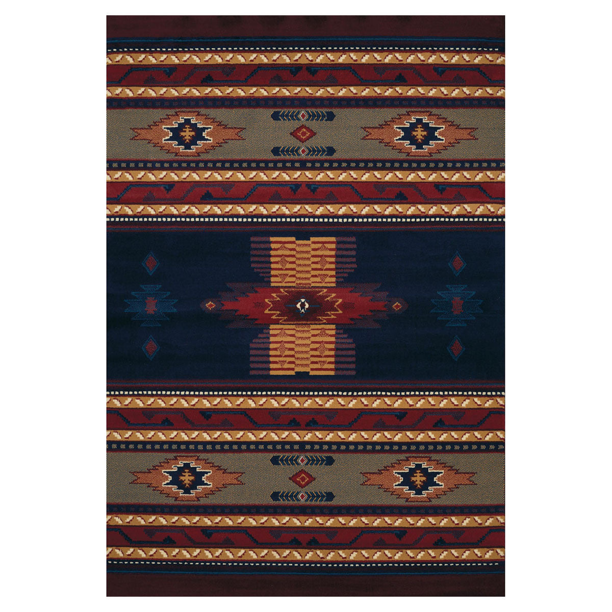 Phoenix Navy Rug - 8 x 11