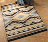 Sallisaw Blue Southwestern Rug - 5 x 8