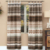Southwest Mocha Lined Drapes