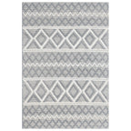 Gray Dancing Diamonds Rug - 6 x 9