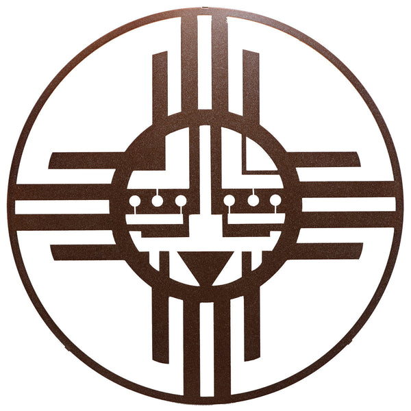 Native Sun Metal Wall Art - Sparkle Copper