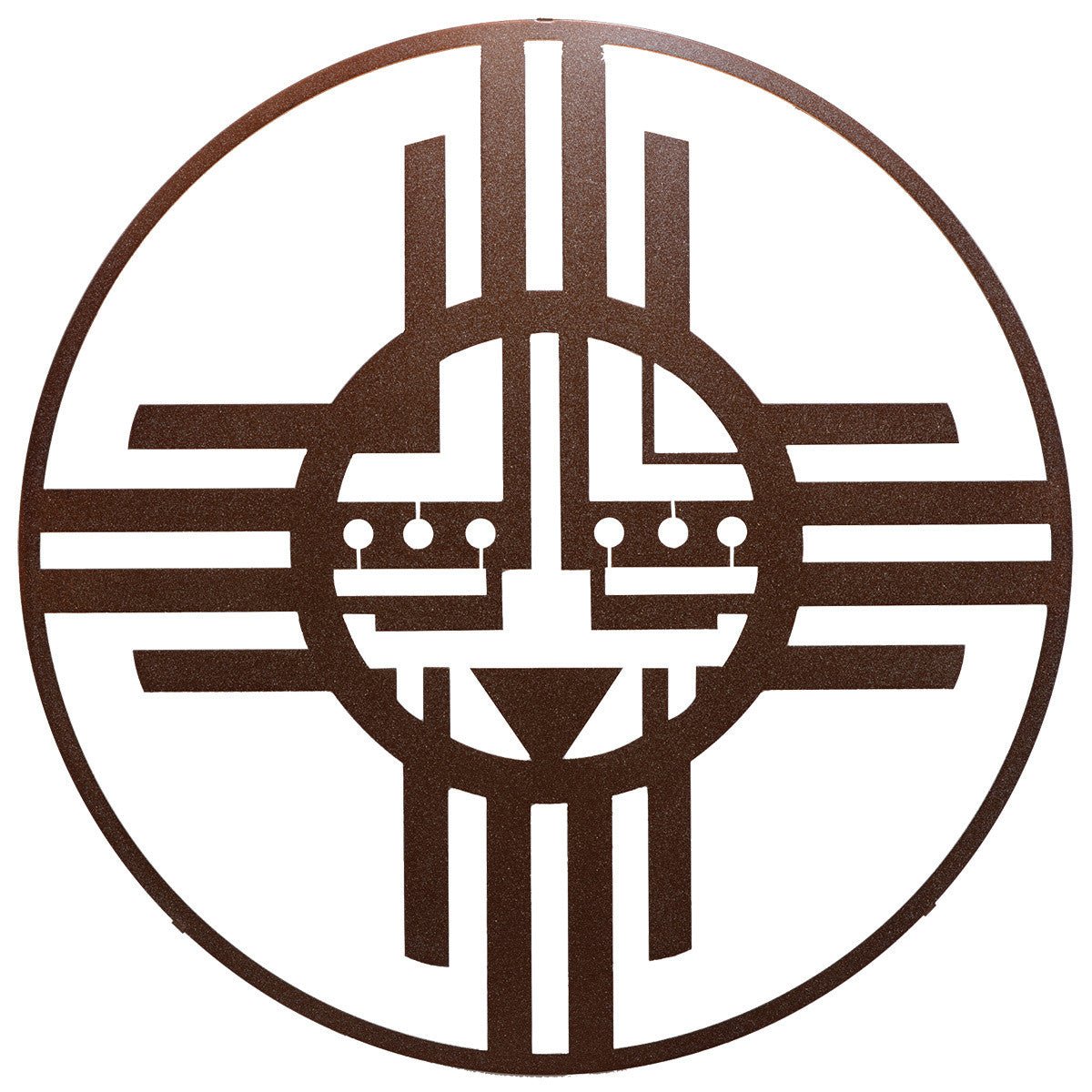 Native Sun Metal Wall Art - Sparkle Copper
