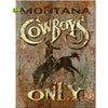 Cowboys Only Personalized Sign - 28 x 38