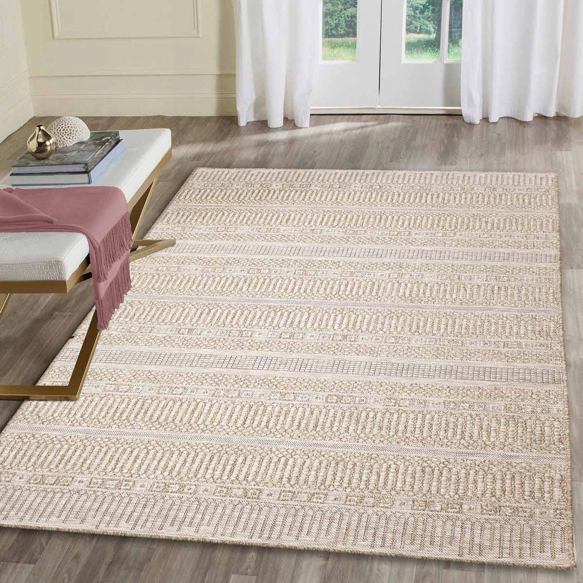 Sandy Lines Indoor/Outdoor Rug - 8 x 10