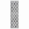 Charcoal Diamonds Rug - 2 x 8
