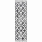 Charcoal Diamonds Rug - 2 x 8
