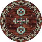 Bozeman Rust Rug - 8 Ft. Round