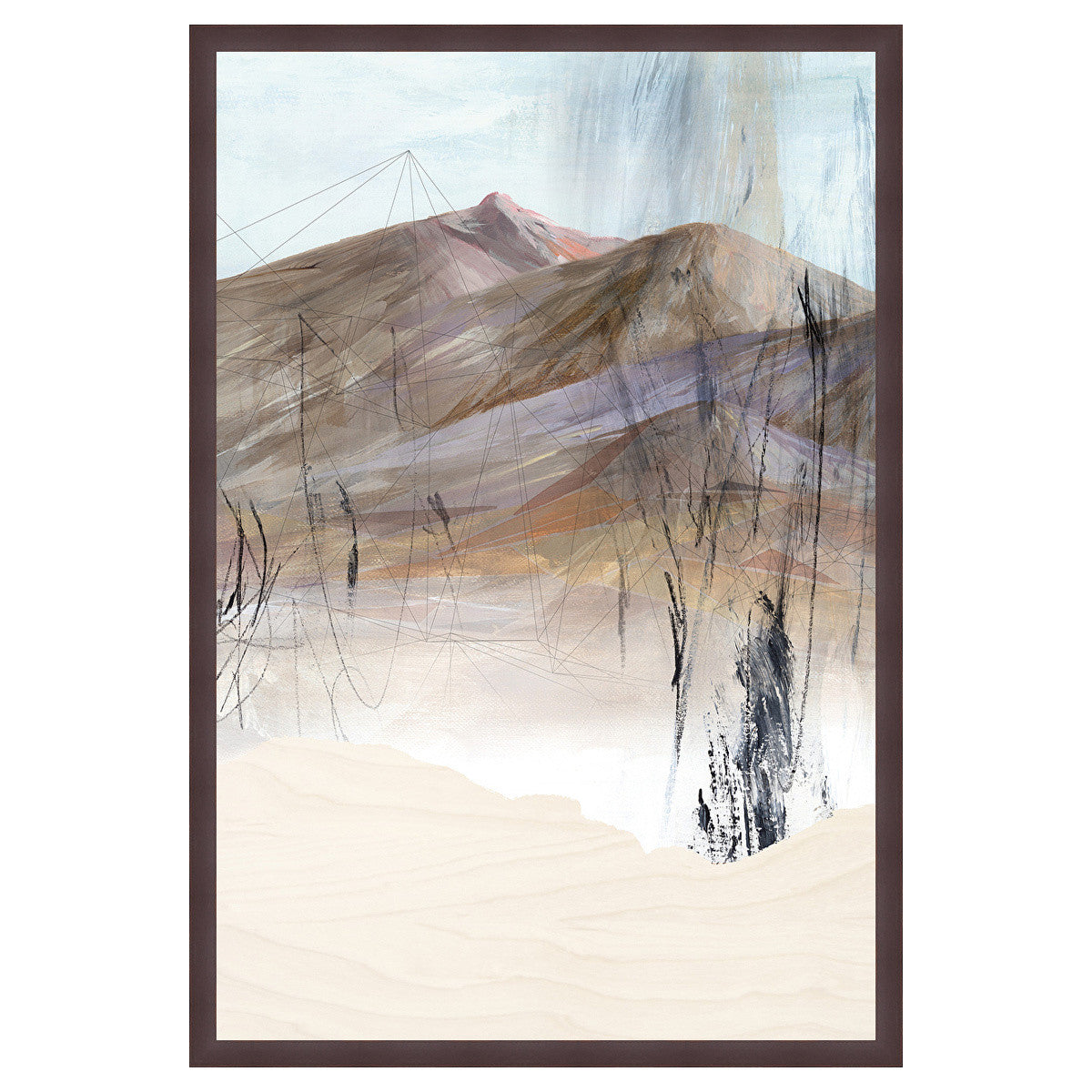 Deserted Mountain Village II Framed Canvas
