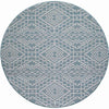 Chandler Aqua Indoor/Outdoor Rug - 8 Ft. Round