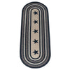Midnight Sky Braided Rug - 2 x 6