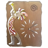 Kokopelli Playing Trumpet Wall Clock