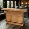 Saloon Bar with Footrail - Honey