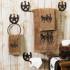 Running Horse Mocha Towel Set (3 pcs) - OUT OF STOCK UNTIL 09/14/2026