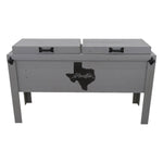 Houston Texas Double Cooler - Gray