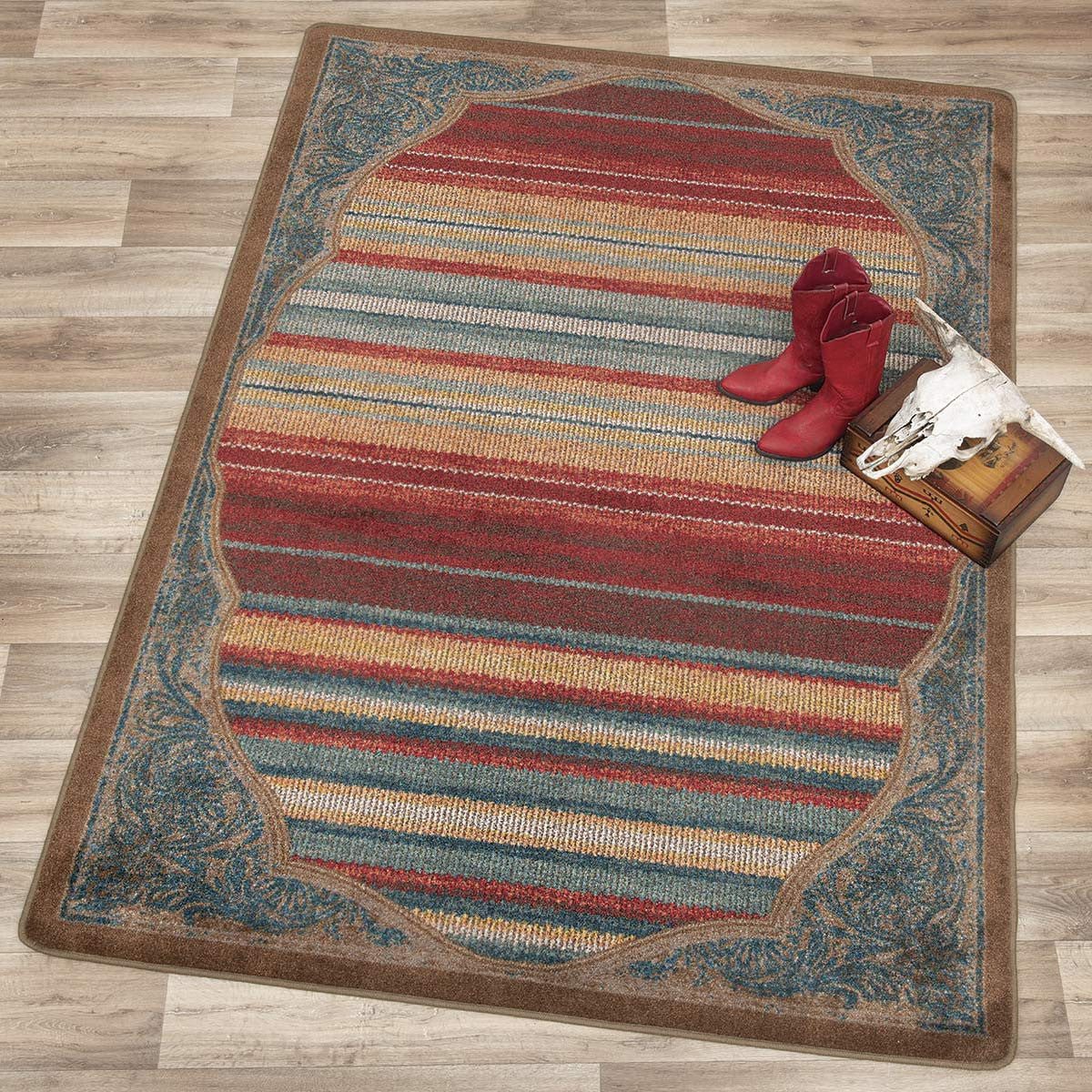 Sunset Serape Rug - 4 x 5