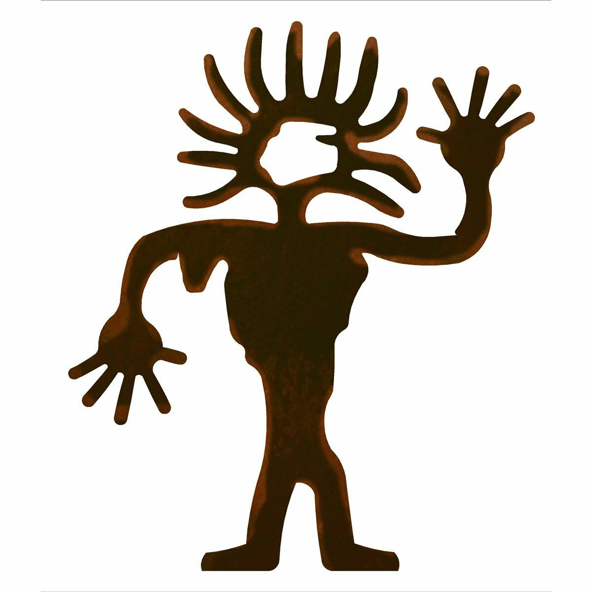 Sunhead Man Metal Wall Art