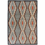 Gray River Rug - 6 x 9