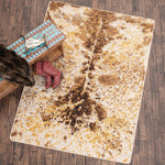 Gold-Speckled Cowhide Rug - 8 x 11