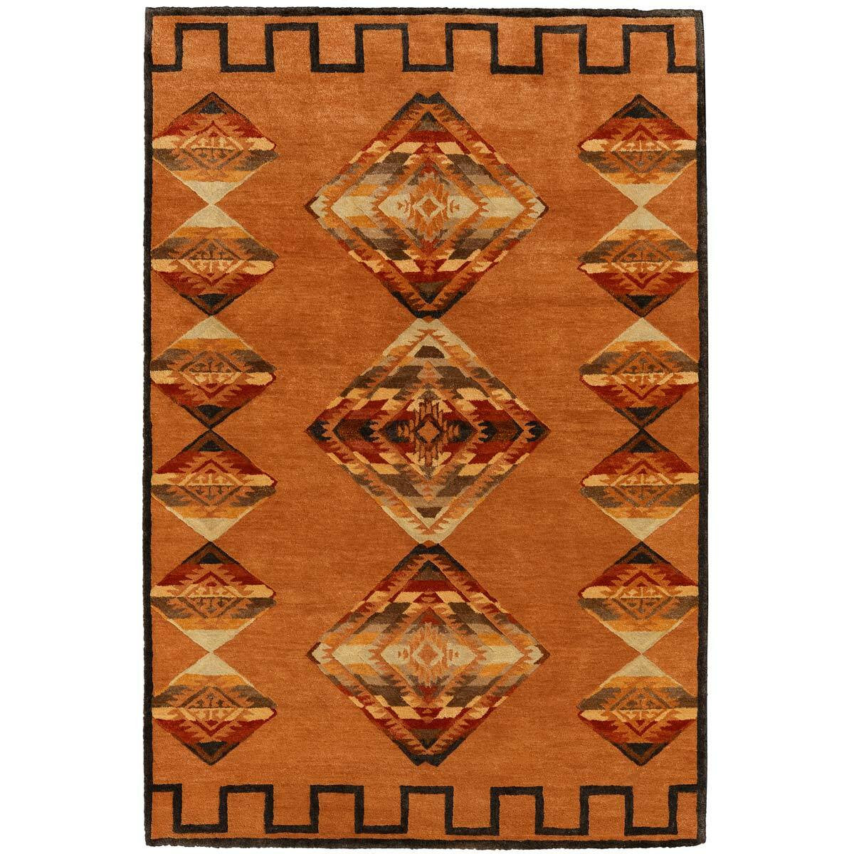 Desert Diamond Terra Cotta Rug - 5 x 7