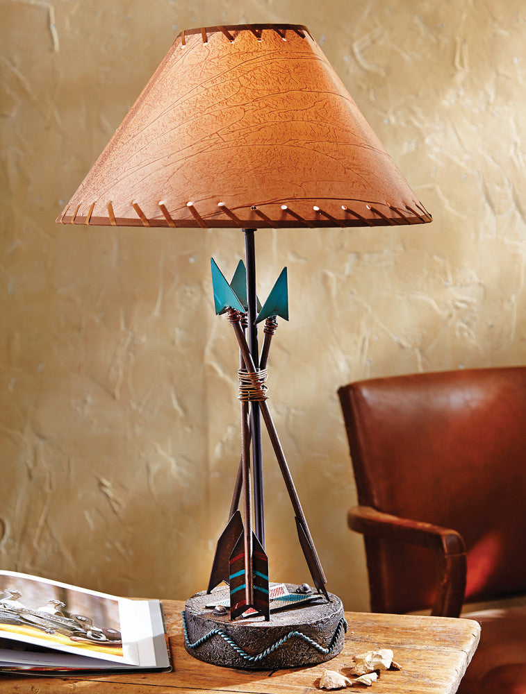 Southwest Arrow Table Lamp