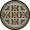 Mojave Arrows Rug - 8 Ft. Round