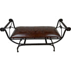 Double Vanity Bench - Colonial & Antique Brown
