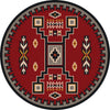 Firestorm Southwestern Rug - 8 Ft. Round