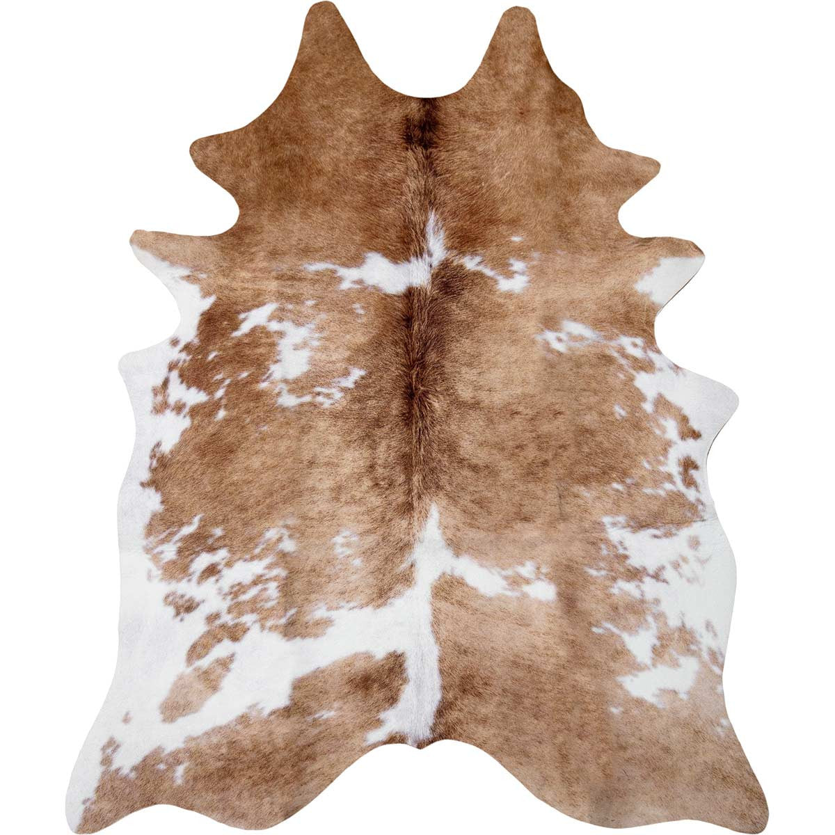 Light Brindle Cowhide Rug - Small