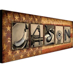 Gunslinger Personalized Stretched Canvas - Small