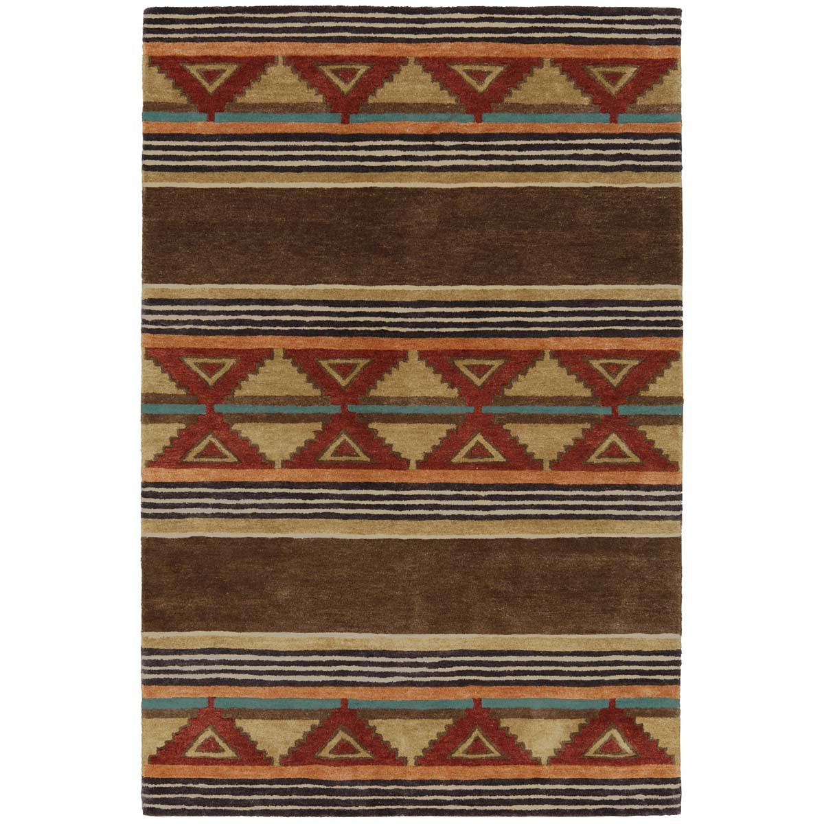 Taos Brown Rug - 8 x 10