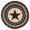 Midnight Sky Round Braided Trivets - Set of 3