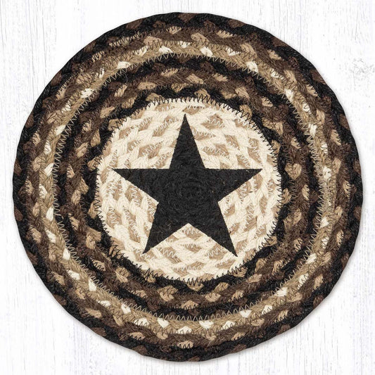 Midnight Sky Round Braided Trivets - Set of 3