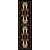Horse Blanket Black Rug - 2 x 8