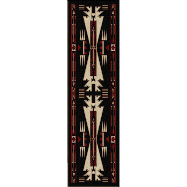 Horse Blanket Black Rug - 2 x 8