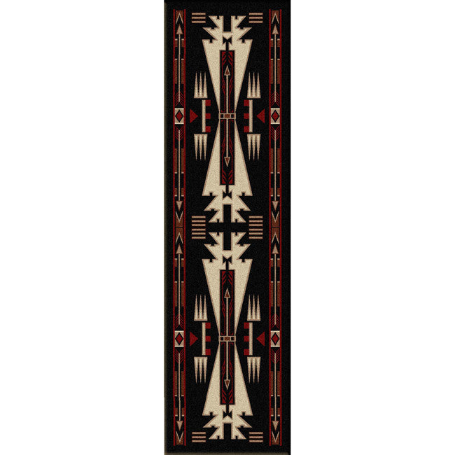 Horse Blanket Black Rug - 2 x 8