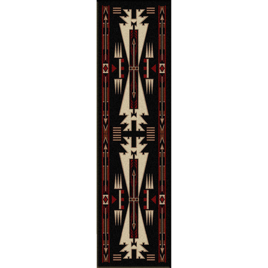 Horse Blanket Black Rug - 2 x 8