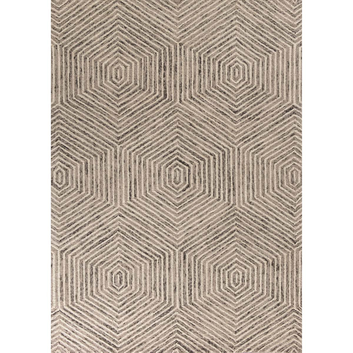 Hexagon Blur Rug - 8 x 10