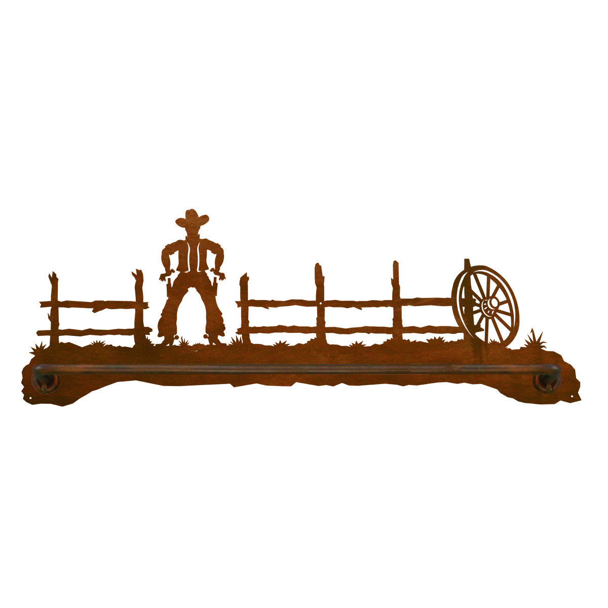Cowboy Towel Bar - 27 Inch